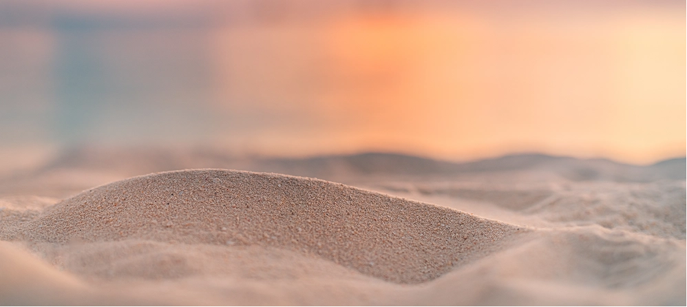 Arena en un Atardecer